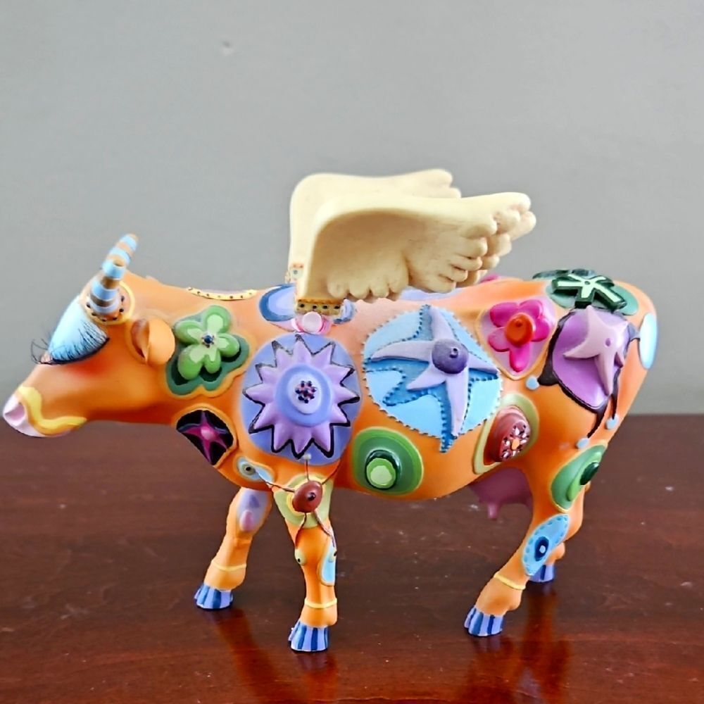 Cow Parade Painted Cow With Wings